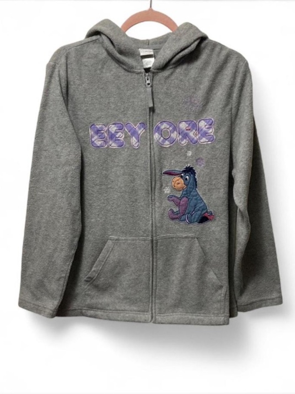 Disney Vintage Y2K Eeyore Zip Up Hoodie